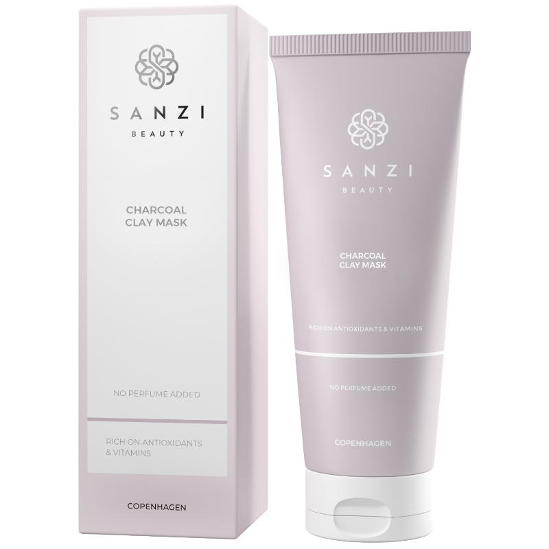 Sanzi Beauty Charcoal Clay Mask 100 ml fra Sanzi Beauty