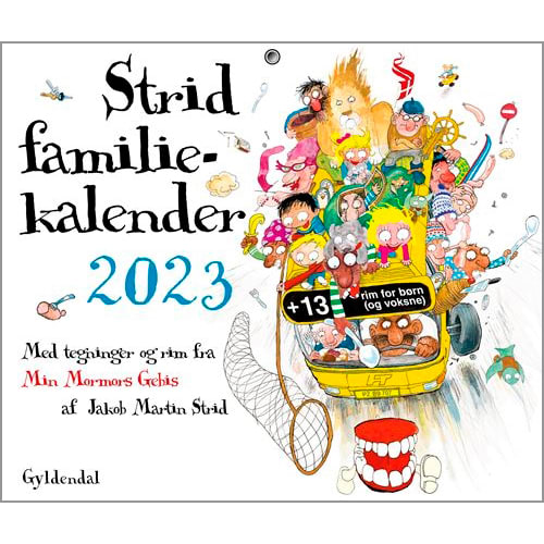 Strid Familiekalender 2023 – Bog fra 9788702357097