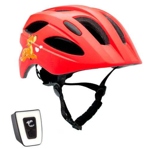 Crazy Safety cykelhjelm til børn – Medium – Rød fra Crazy Safety 727040593629