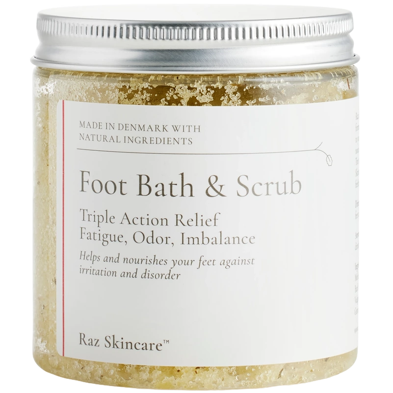 Raz Skincare Foot Bath & Scrub Triple Action Relief 200 gr. fra Raz Skincare