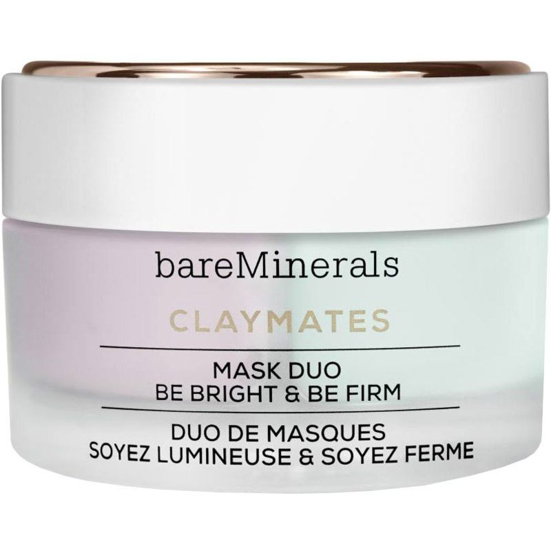 bareMinerals Claymates Mask Duo Be Bright & Be Firm 58 gr. fra bareMinerals
