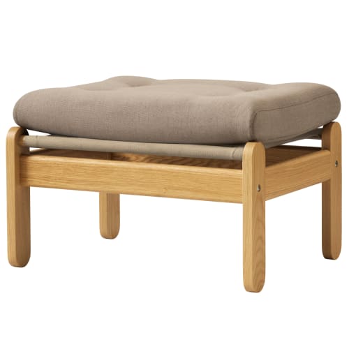 Poul M. Volther skammel – J113 – Eg/beige fra FDB Møbler 5715054006896