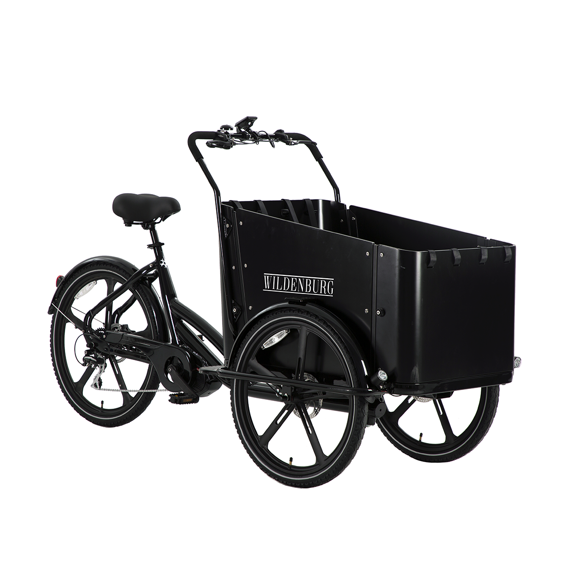 Wildenburg Urban E-Cargo El-ladcykel med Centermotor – Sort