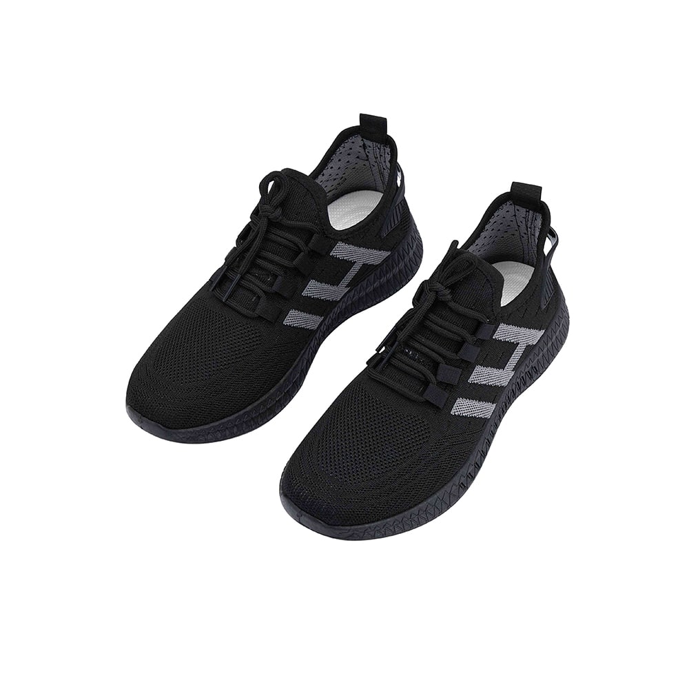 Løbesko/Sneakers til mænd, åndbare og stødabsorberende – sort –