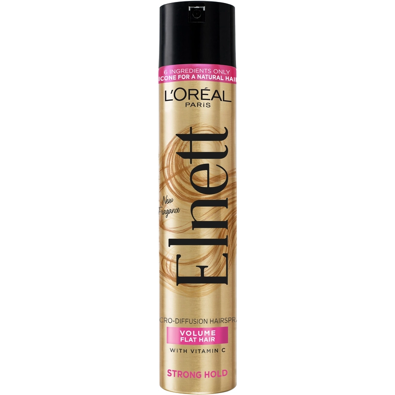 L'Oreal Paris Elnett Hair Spray Volume Flat Hair Strong Hold 200 ml fra LOreal Paris