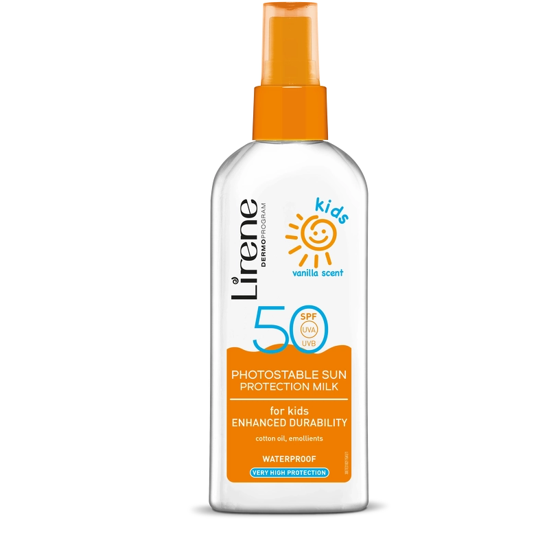 Lirene Sun Protection Milk KIDS Vanilla Scent SPF 50 – 150 ml fra Lirene