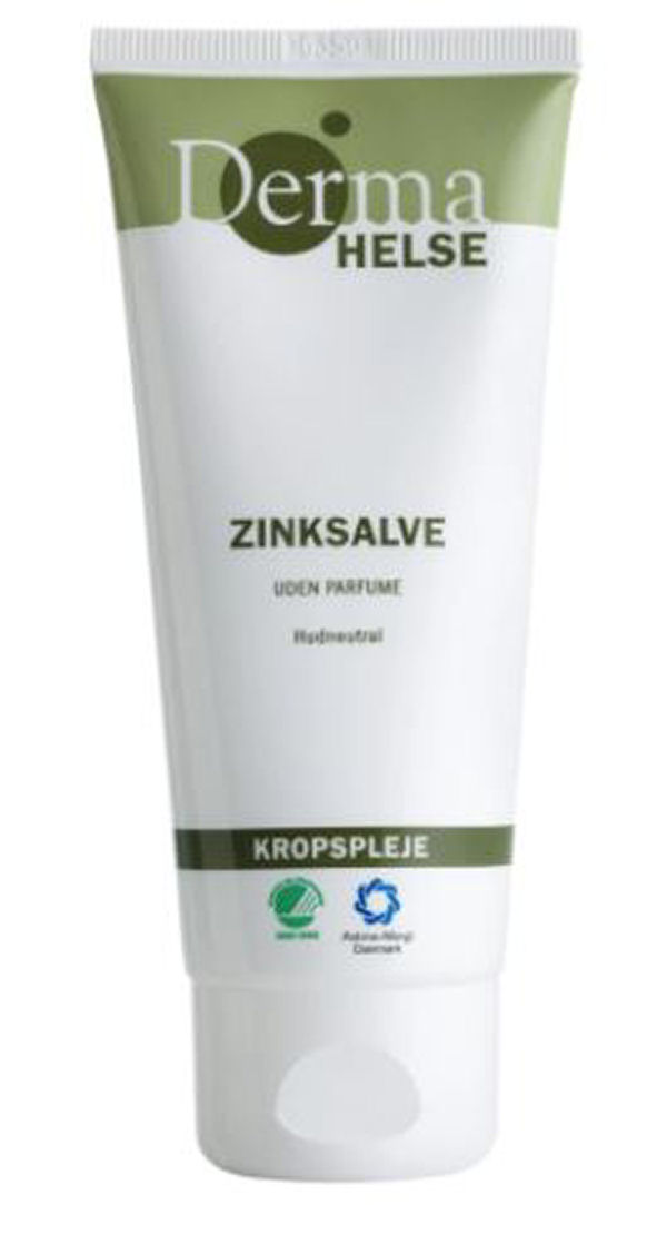 Derma helse kropspleje zinksalve uden parfume 100ml (Dato)