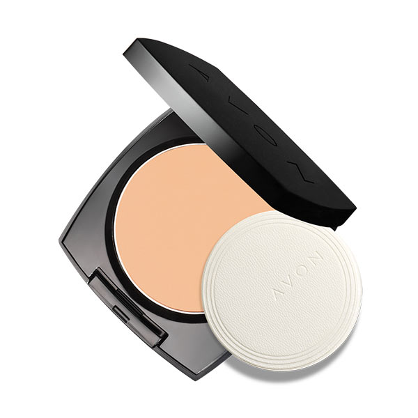 Avon True Color Flawless Mattifying Pressed Powder 02 neutral light medium 8g