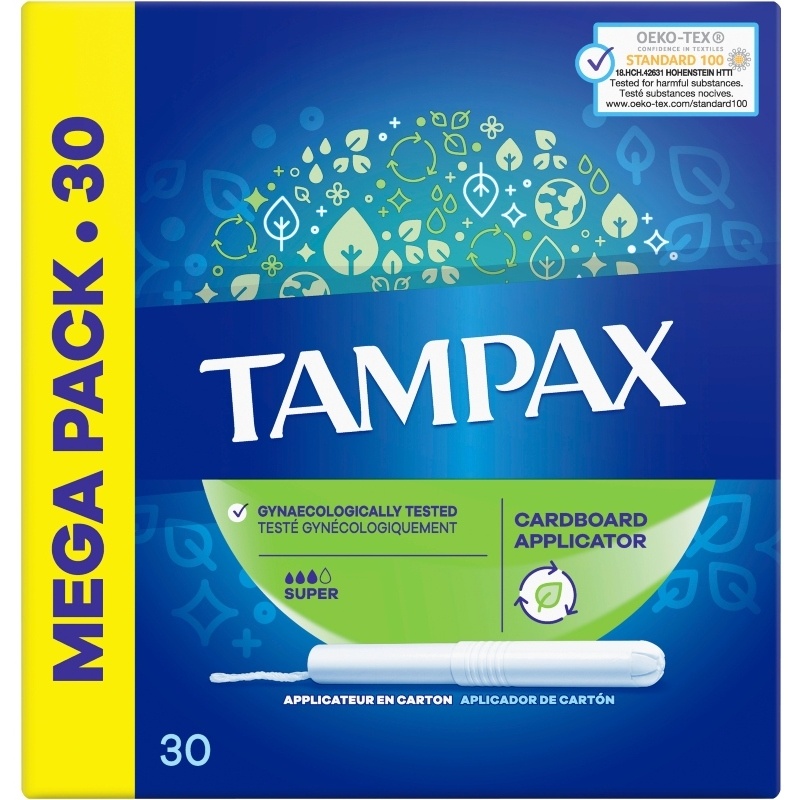 Tampax Tampons 30 Pieces – Super fra Tampax
