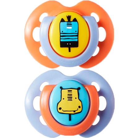Tommee Tippee Fun Style 0-6mdr Sut – 2 stk