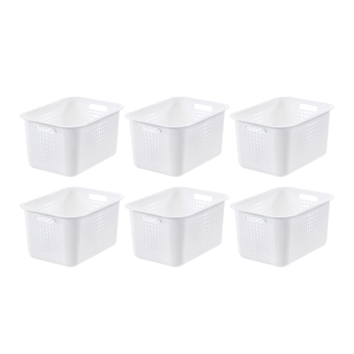 SmartStore opbevaringskasser – Basket Recycled – 6 stk. fra SmartStore 7332462044319