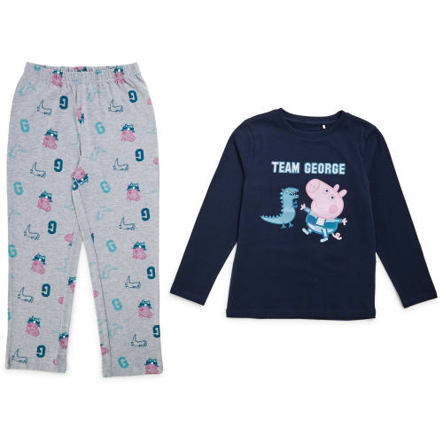 Gustav Gris pyjamas – Blå/grå fra Gurli Gris 5700383053260