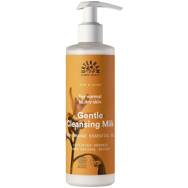 Urtekram Rise & Shine Gentle Cleasing Milk Normal To Dry 245 ml fra Urtekram