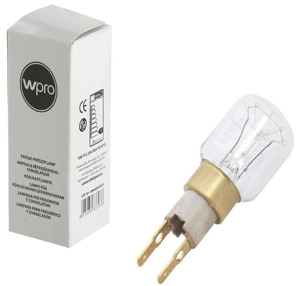 Wpro fridge freezer lamp 15W T-CL 230-240V T25 FP CL
