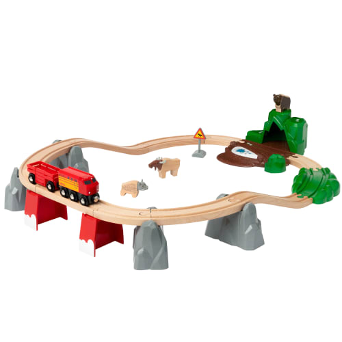 BRIO togbane med nordiske dyr – World fra brio 7312350339888