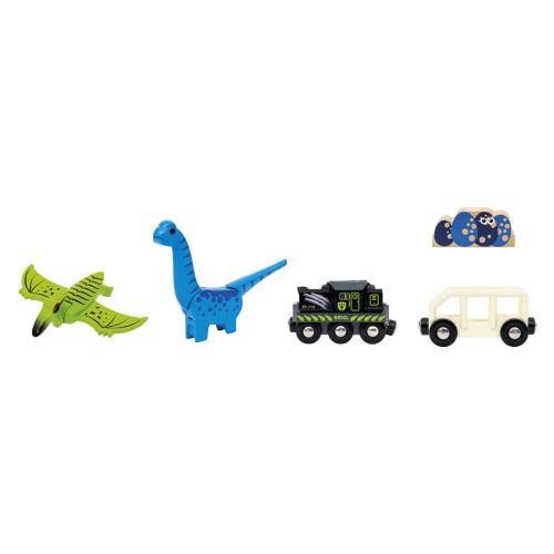BRIO togsæt med dinosaur – 5 dele fra BRIO 7312350360967