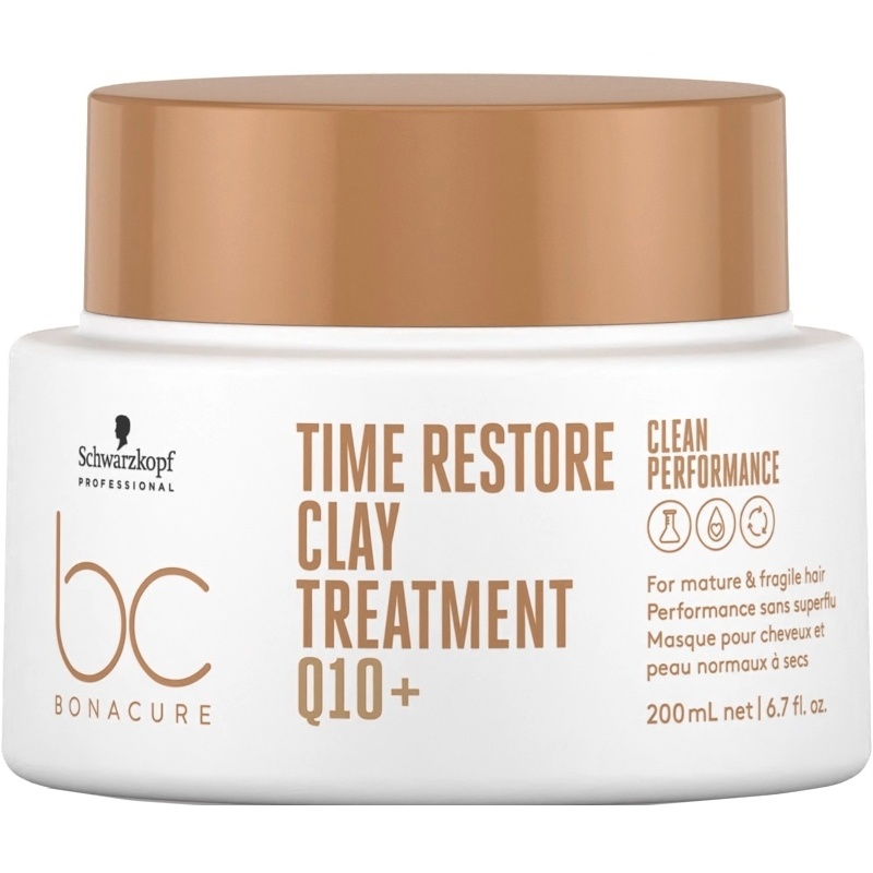 Schwarzkopf BC Time Restore Clay Treatment 200 ml fra Schwarzkopf