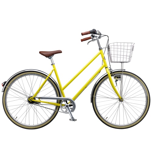 Mustang Vintage Classic 28″ damecykel med 7 gear – Light Lemon fra mustang 5700383119829