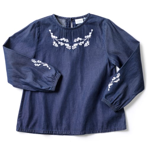 Friends bluse – Denim fra friends 5700383106706
