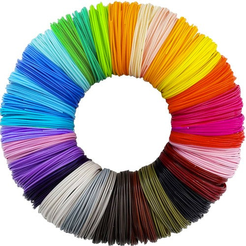 PLA 3D Filament Sæt – 30 Farver, 300 m til Kreative Projekter