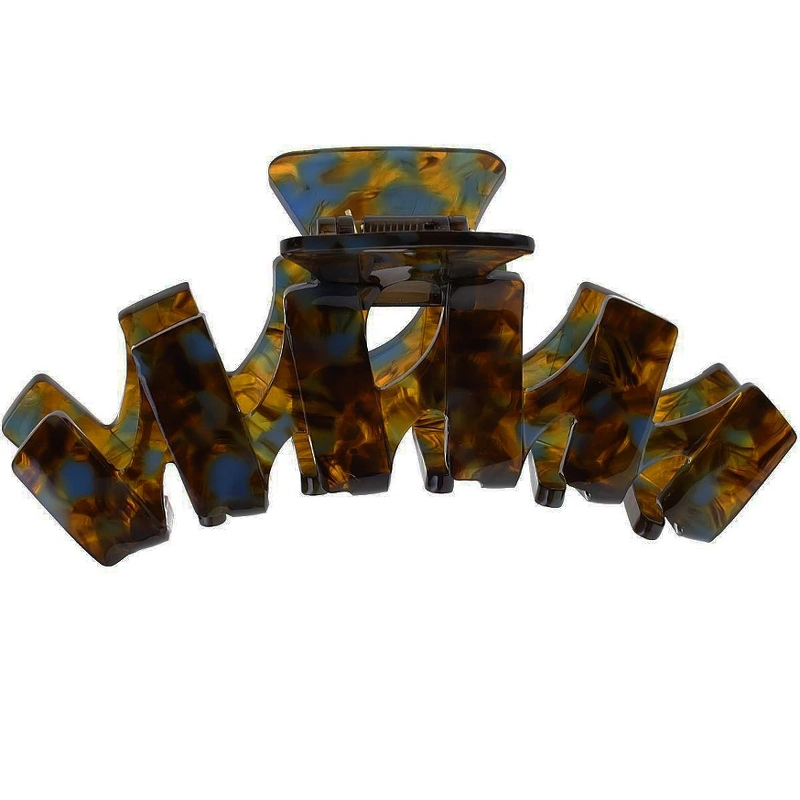 By Stær DINA Hair Clip – Dark Brown fra By Str