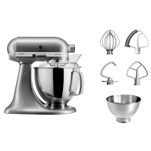 KitchenAid røremaskine – Artisan – Contour Silver fra kitchenaid 5413184120641