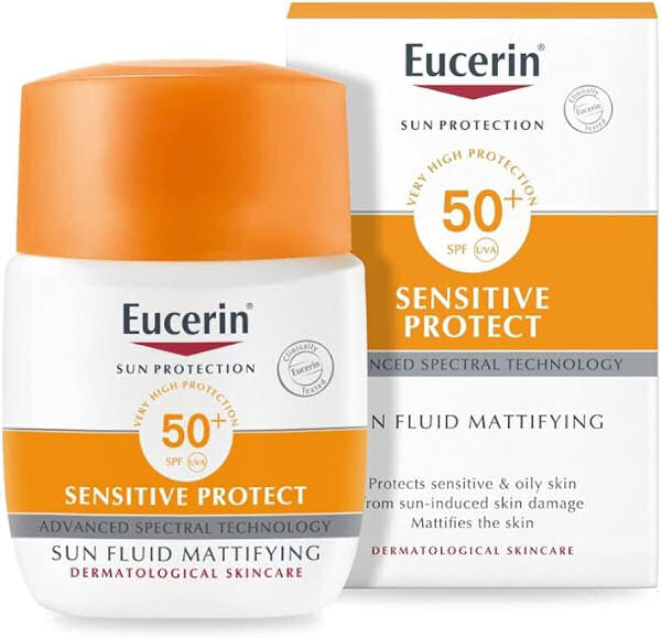 Eucerin sun protection 50+ sensitive protect sun fluid mattifying 50ml
