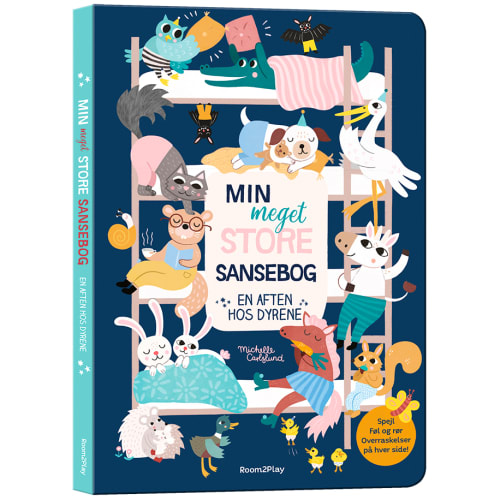 Min meget store sansebog 3: En aften hos dyrene – Papbog fra 9788793841468