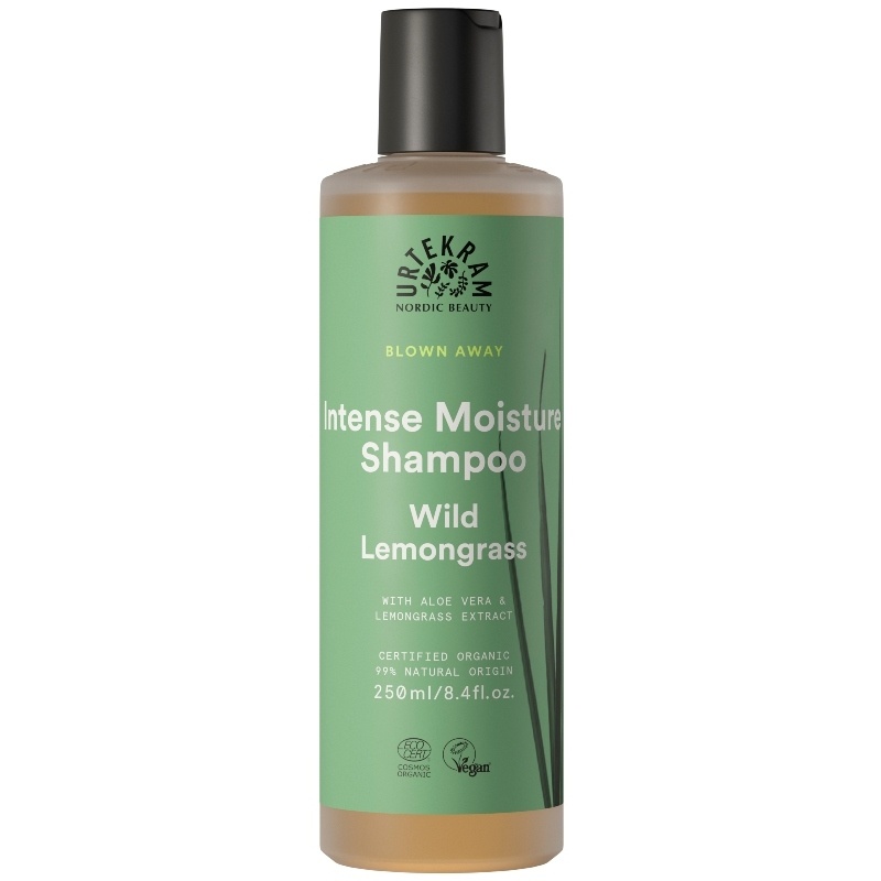 Urtekram Blown Away Intense Moisture Shampoo Wild Lemongrass 250 ml fra Urtekram