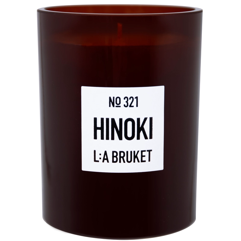 L:a Bruket 321 Home Candle Hinoki 260 gr. fra La Bruket