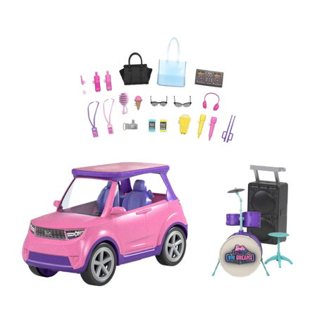 Barbie Stor Bil Pink