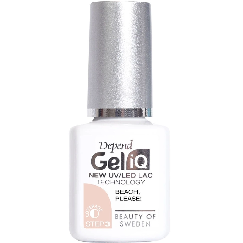 Depend Cosmetic Gel iQ Polish Step 3 – 5 ml – Beach, Please! fra Depend Cosmetic