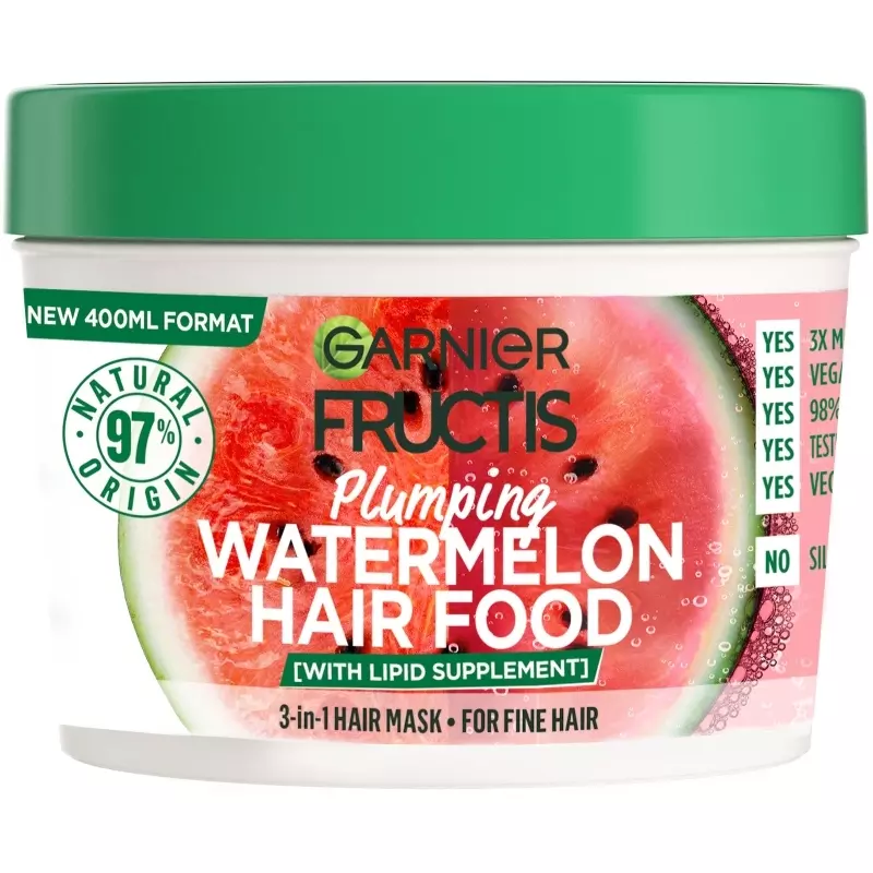 Garnier Fructis Hair Food Watermelon Mask 400 ml fra Garnier
