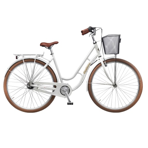 Mustang Dagmar 28″ damecykel med 7 gear – Pearl White fra Mustang 5700383119577