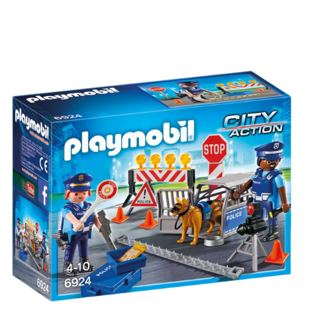 Playmobil City Action Politivejspærring – 6924