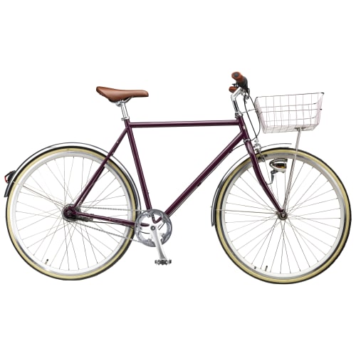 Mustang Vintage Street 28″ herrecykel med 7 gear – Dark grape fra Mustang 5700380823231