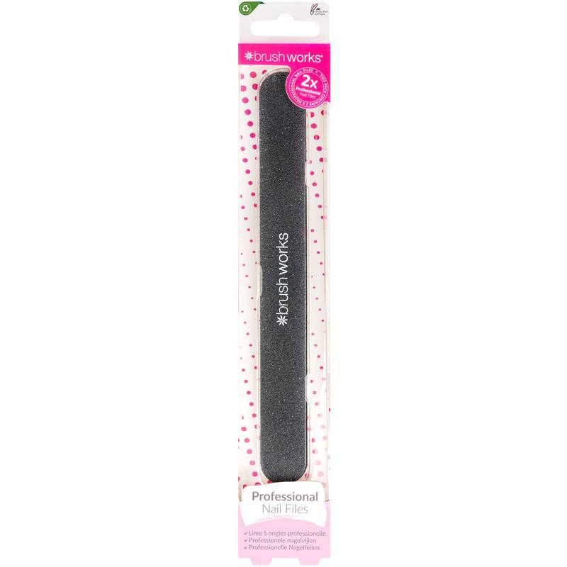 Brushworks Professional Nail Files 2 Pieces fra Brushworks