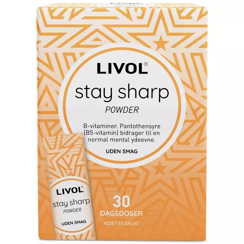 Livol Stay Sharp Powder Stick 30 Pieces fra Livol