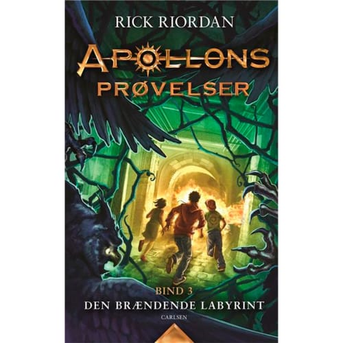 Den brændende labyrint – Apollons prøvelser 3 – Indbundet fra 9788711699164