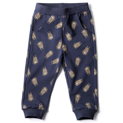 Friends sweatpants – Blå med monsterprint fra Friends 5700383108878