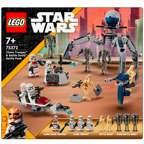 LEGO Star Wars Battle Pack med klonsoldater og kampdroide fra LEGO 5702017584317