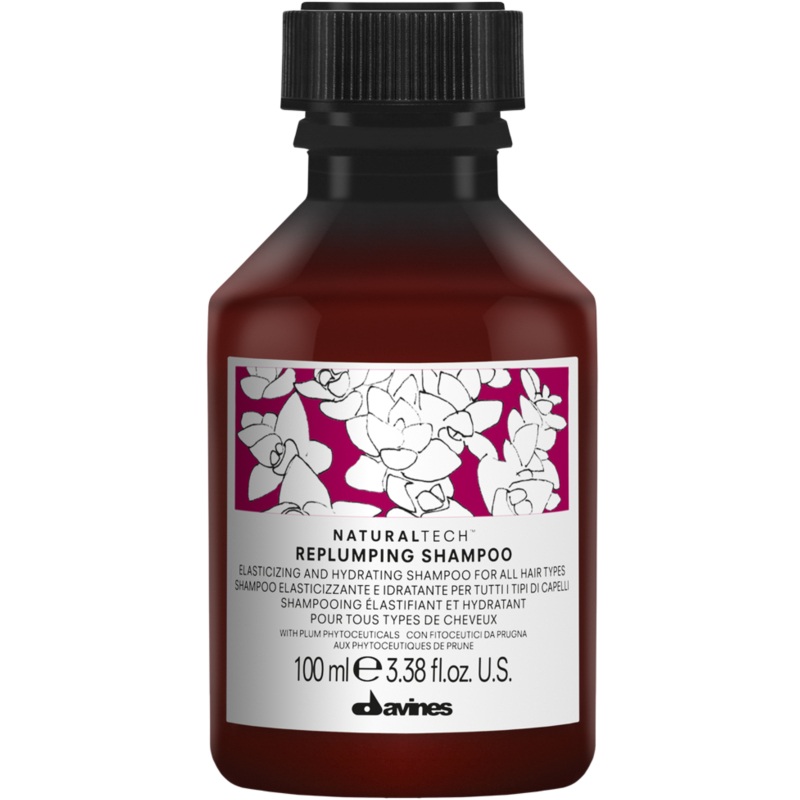 Davines NaturalTech Replumping Shampoo 100 ml (U) fra Davines