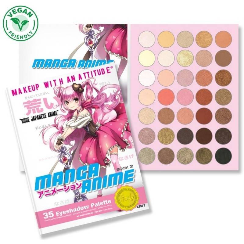 Rude Cosmetics 35 Eyeshadow Palette – Manga Anime fra Rude Cosmetics