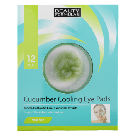 Beauty Formulas Cucumber Cooling Øjenmaske – 12 stk