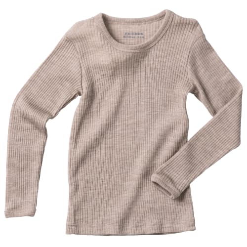 Friends bluse i merinould – Beige fra Friends 5700383061067