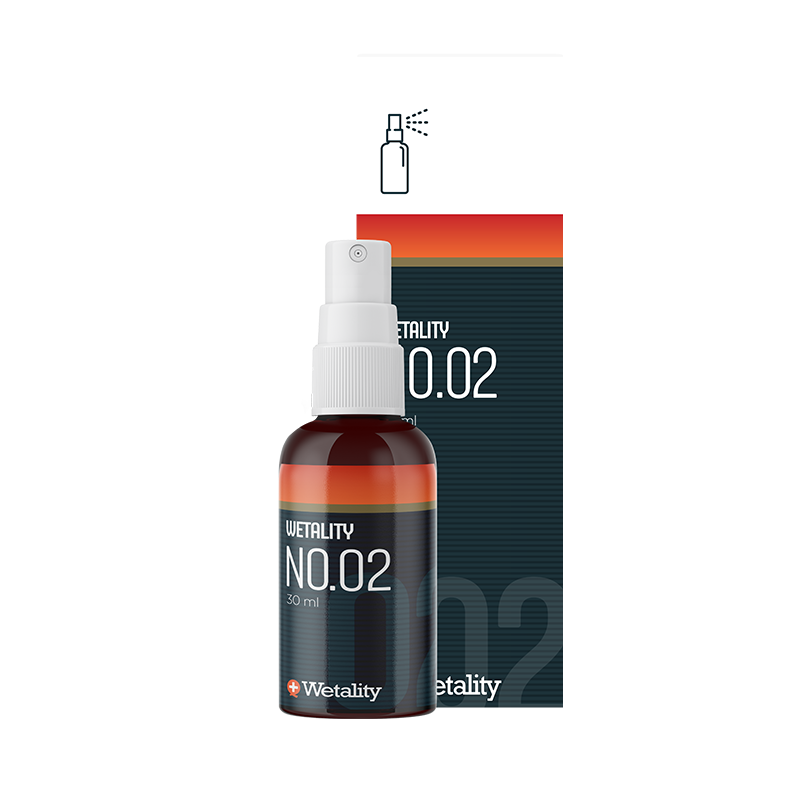 NO.02 – 30 ml spray CBD: 1500mg, THC: ikke målbar