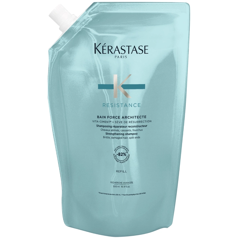 Kerastase Resistance Bain Force Architecte Shampoo Refill 500 ml fra Kerastase