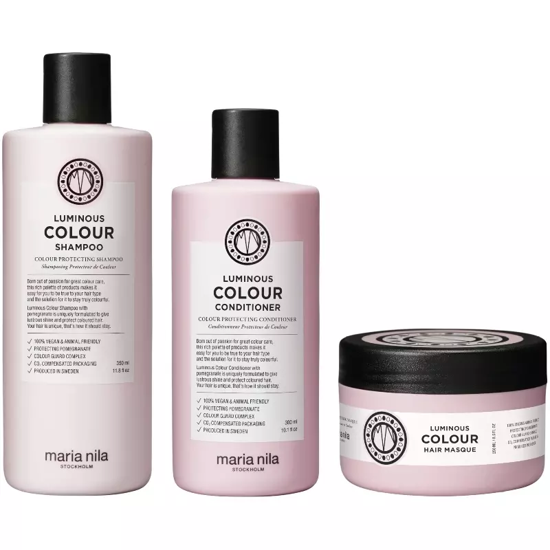 Maria Nila Luminous Colour Set 350 + 300 + 250 ml fra Maria Nila