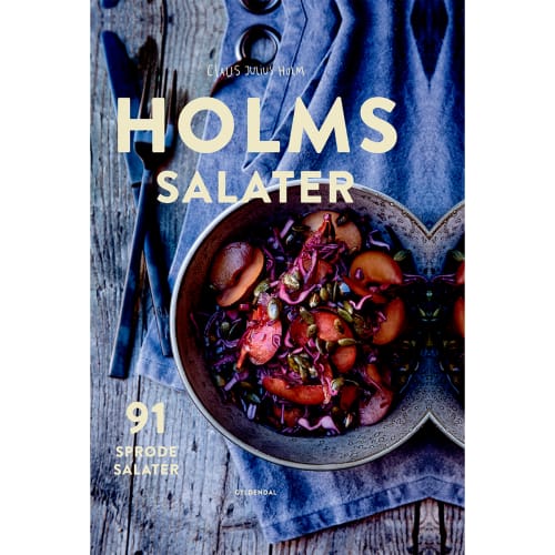 Holms salater – 91 sprøde salater – Indbundet fra 9788702248548