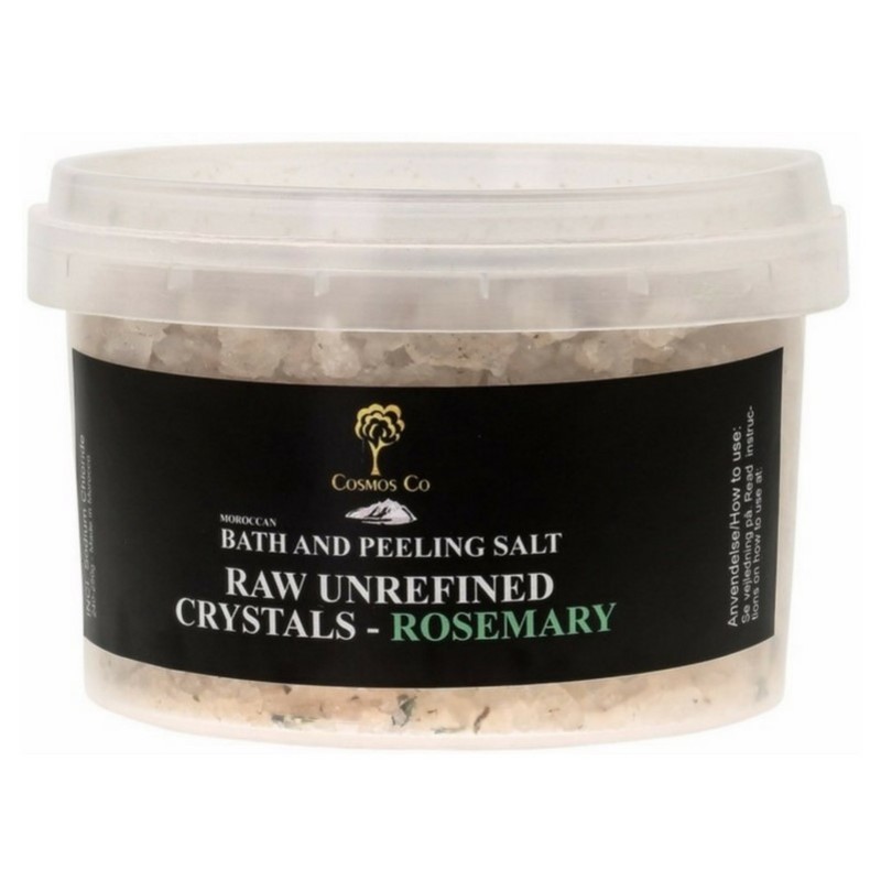 Cosmos Co Raw Unrefined Crystals – Rosemary 240 gr. (U) fra Cosmos Co